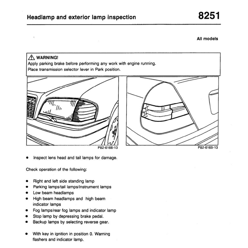 MERCEDES-BENZ W124 (1984-1995) SERVICE WORKSHOP MANUAL LIBRARY