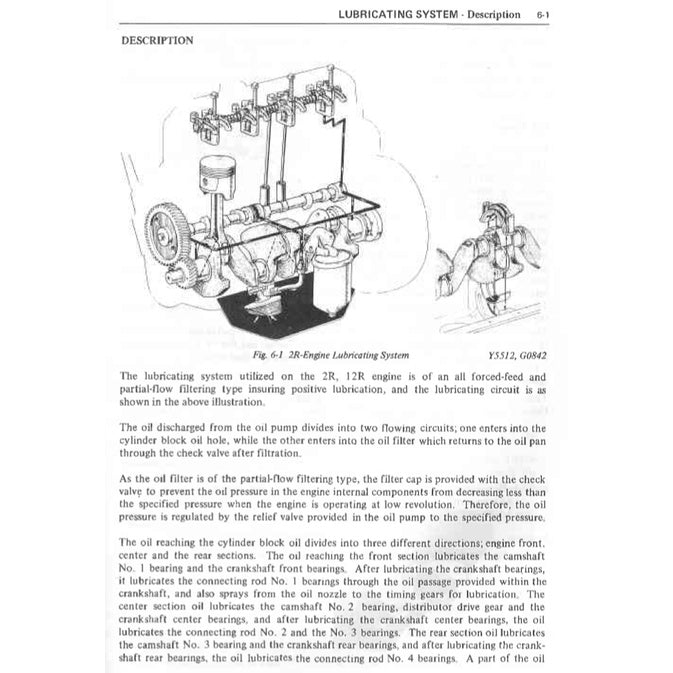 TOYOTA ENGINE 2R/12R SERVICE WORKSHOP MANUAL