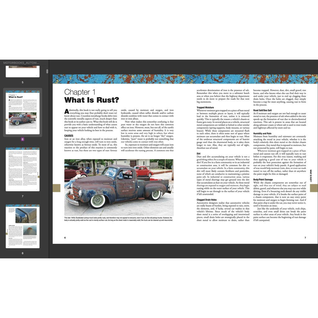 AUTOMOTIVE RUST REPAIR AND PREVENTION