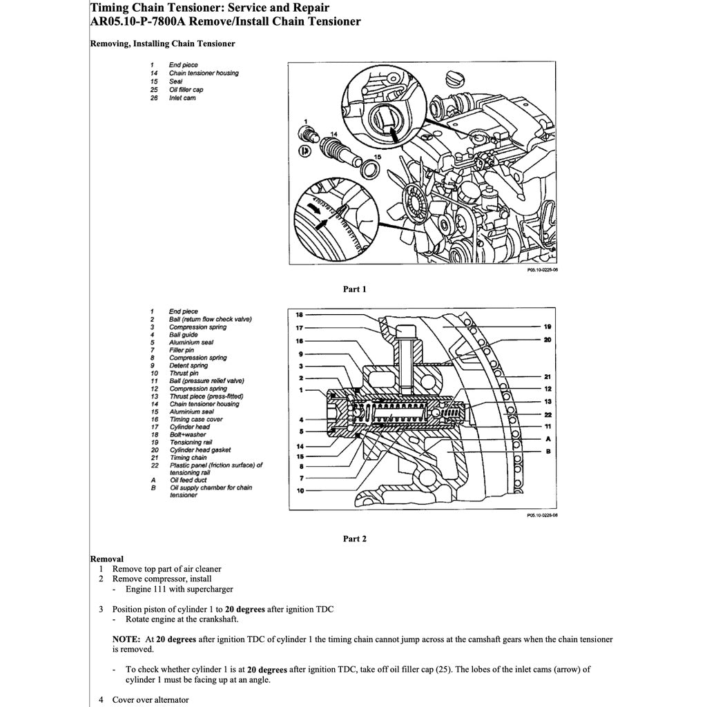 MERCEDES BENZ ENGINE M111 SERVICE REPAIR MANUAL