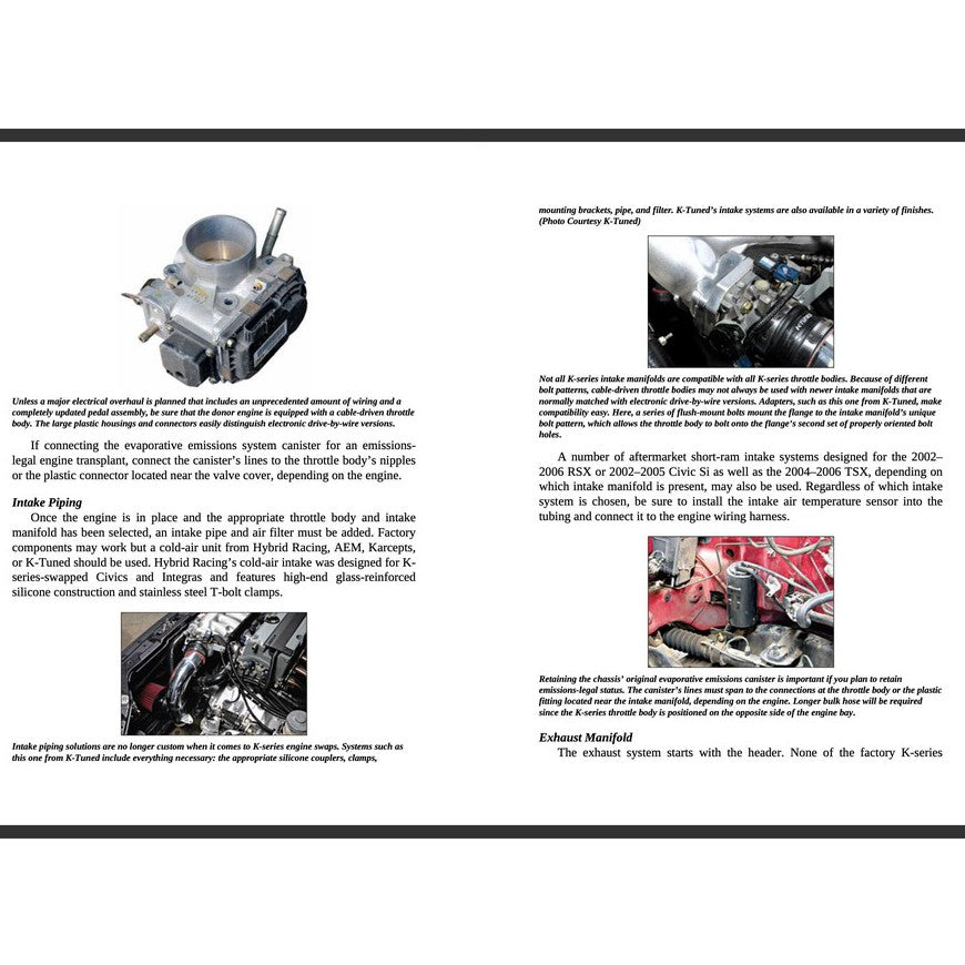 HONDA K-SERIES ENGINE SWAPS: Upgrade to More Horsepower & Advanced Technology (2014) - SA276