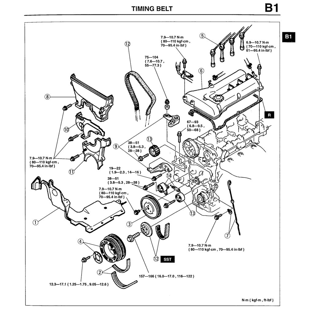 MAZDA 323 FAMILIA / PROTEGE BH (1994-1998) SERVICE WORKSHOP MANUAL