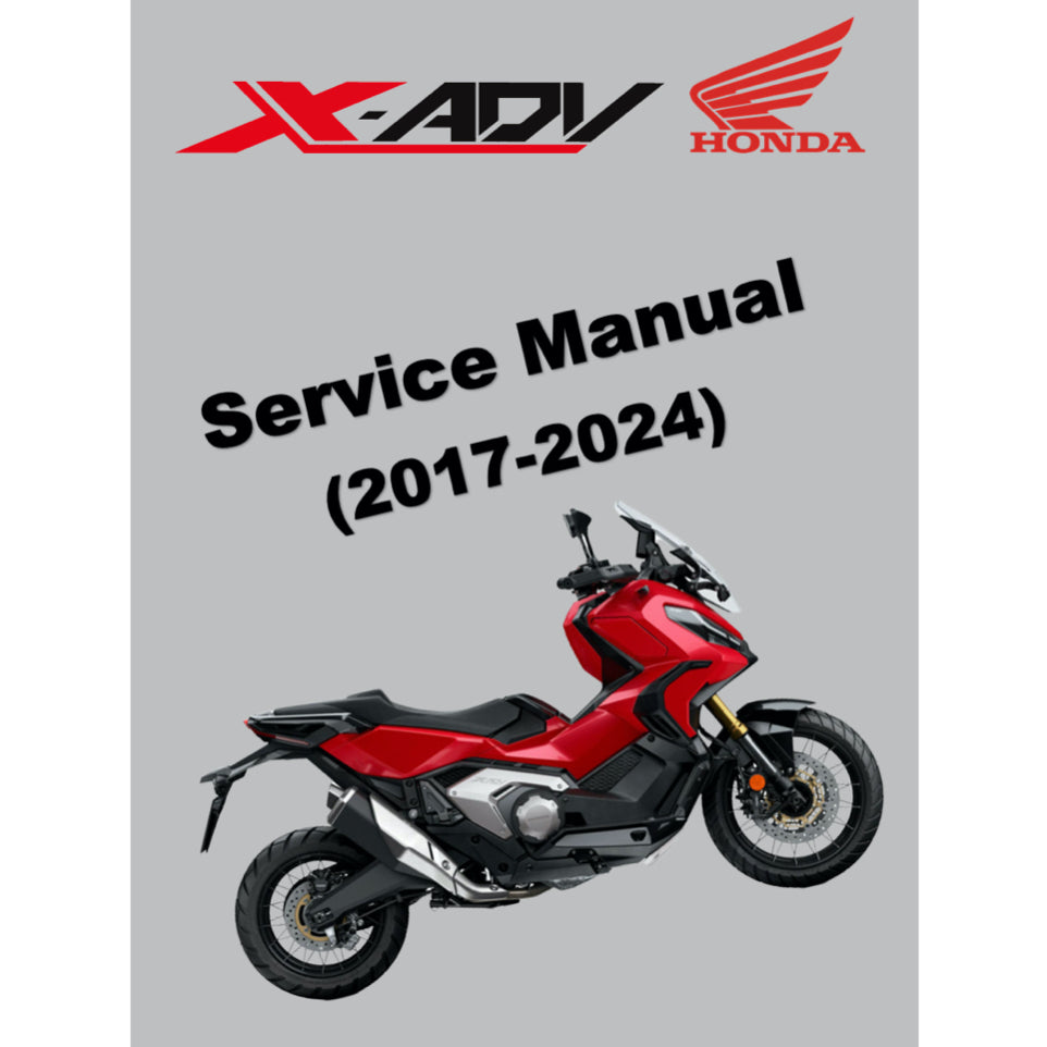 HONDA ADV 750 ADV750 / XADV 750 XADV750 (2017-2024) SERVICE WORKSHOP MANUAL + PARTS CATALOGUE + OWNER MANUAL