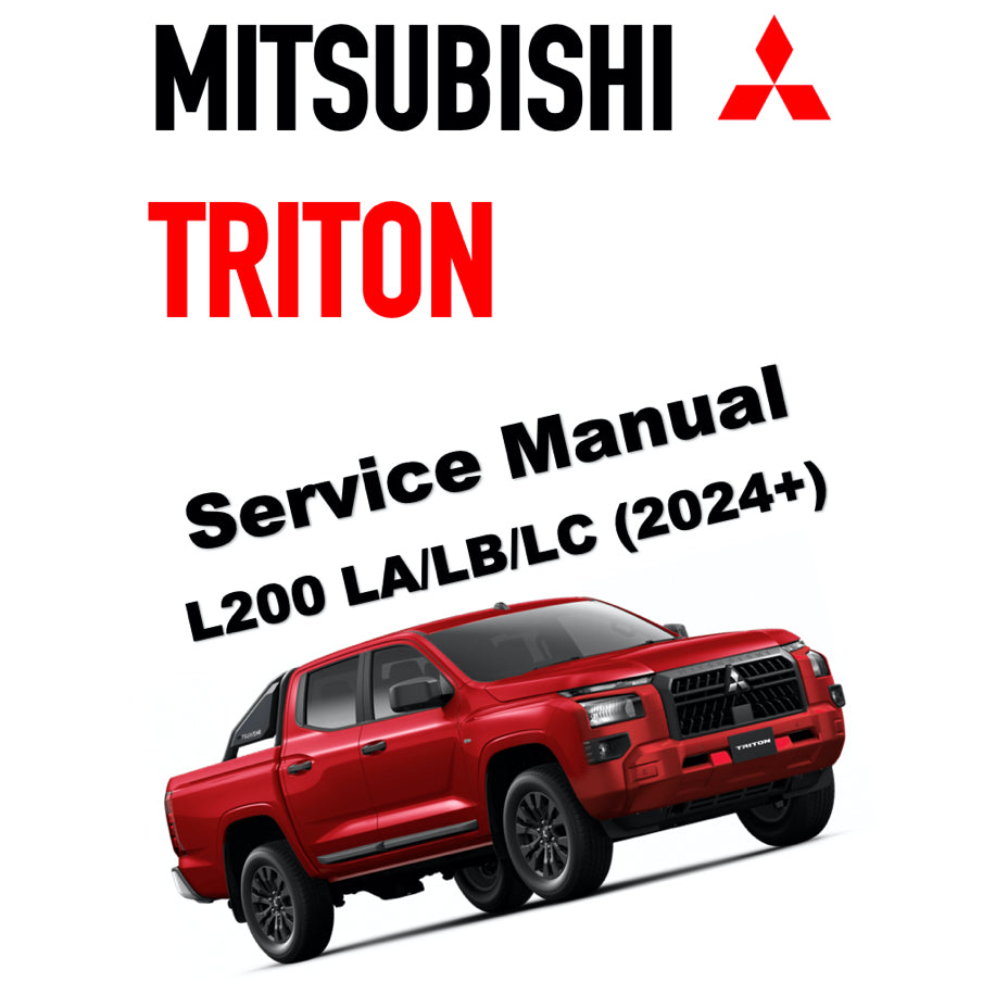 MITSUBISHI TRITON L200 LA/LB/LC (2024+) ONLINE SERVICE WORKSHOP MANUAL