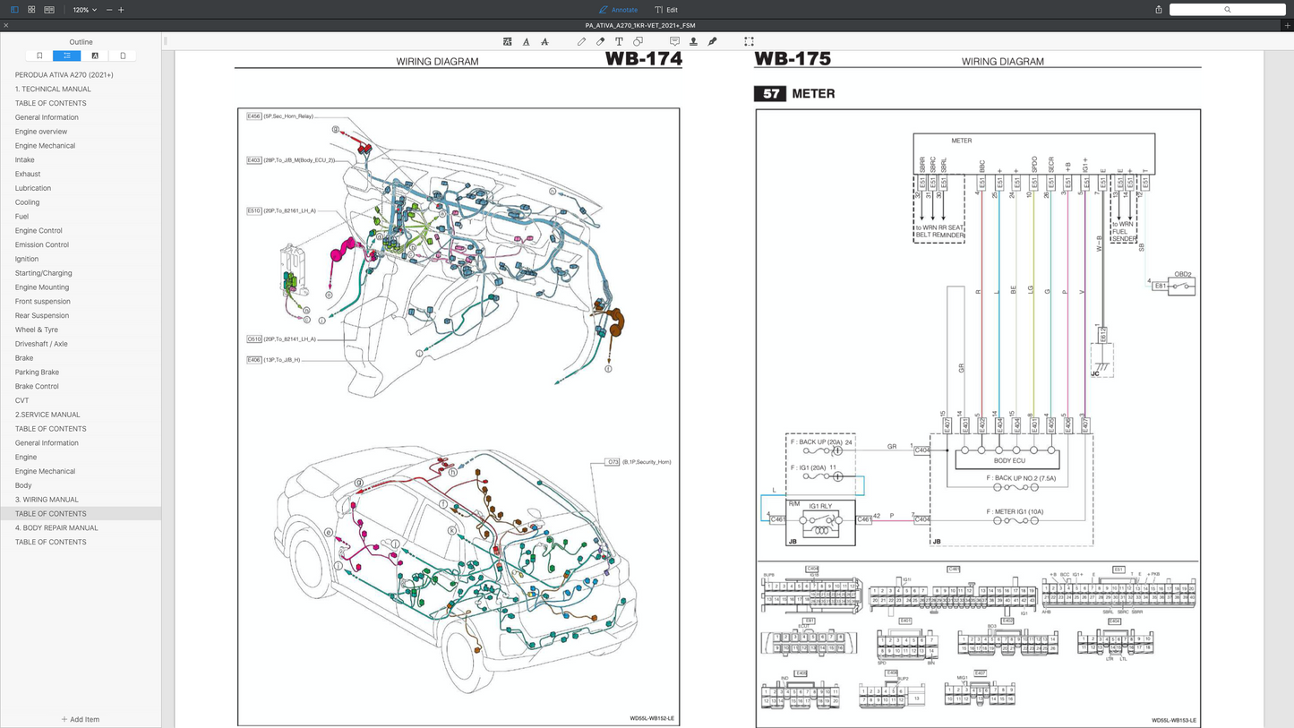 DAIHATSU ROCKY A250 (2021+) SERVICE WORKSHOP MANUAL