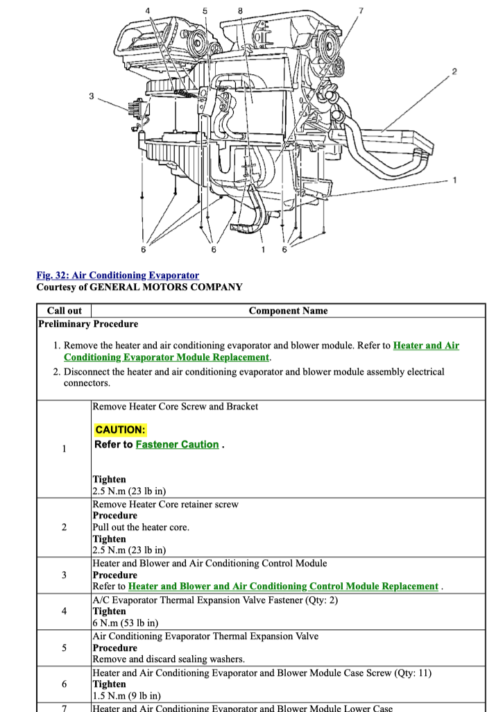 CADILLAC SRX (2013-2016) SERVICE WORKSHOP MANUAL