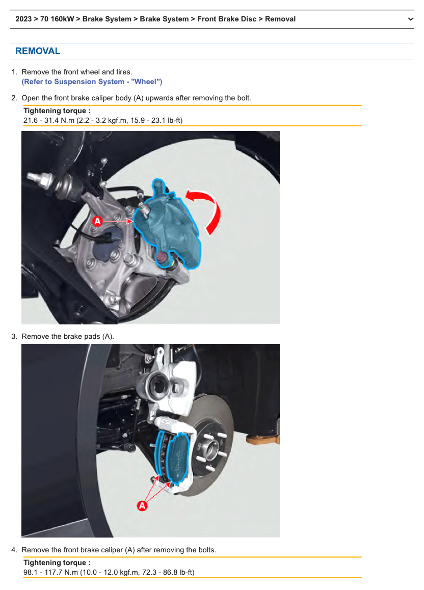 HYUNDAI IONIQ 6 CE EV (2022+) SERVICE WORKSHOP MANUAL