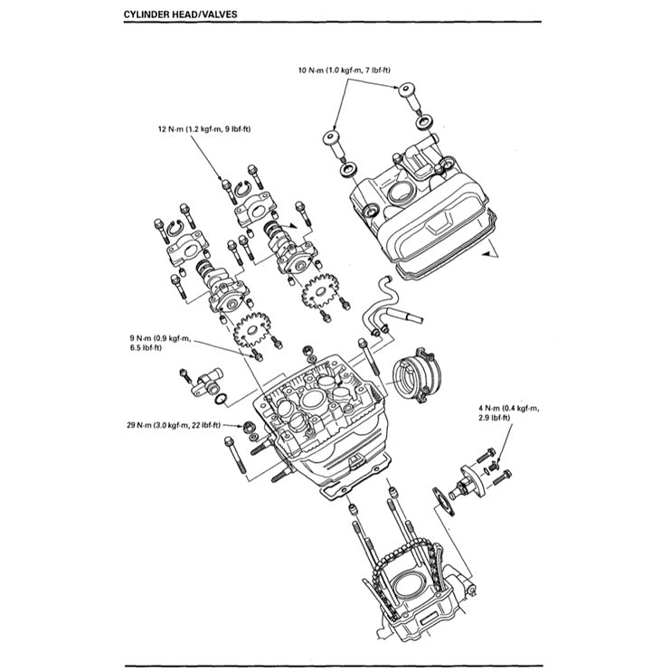HONDA CBR150R (2002-2012) SERVICE WORKSHOP MANUAL + PARTS CATALOGUE + OWNER'S MANUAL