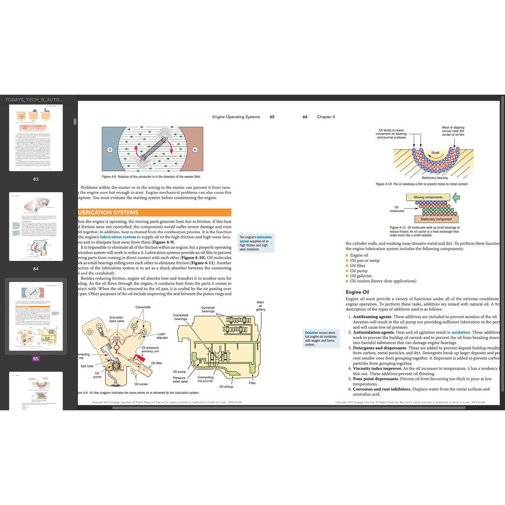 TODAY'S TECHNICIAN: AUTOMOTIVE ENGINE REPAIR & REBUILDING - TRAINING & WORKSHOP MANUAL