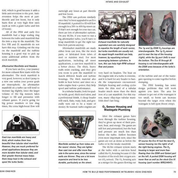 4G63 - HOW TO BUILD MAX-PERFORMANCE MITSUBISHI 4G63T ENGINE (2009) R. BOWEN - SA148
