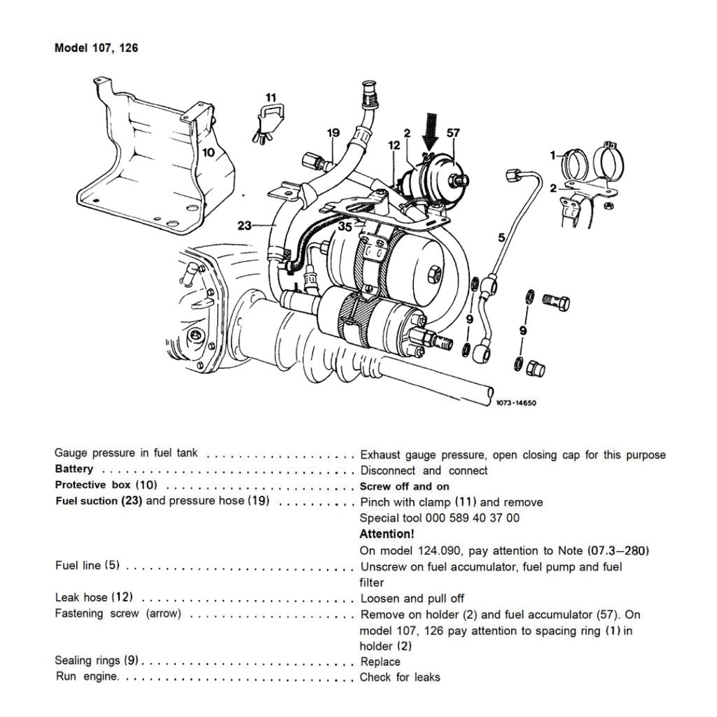 MERCEDES-BENZ ENGINE M103 E 2.6L-3.0L (1984-1997) SERVICE WORKSHOP MANUAL