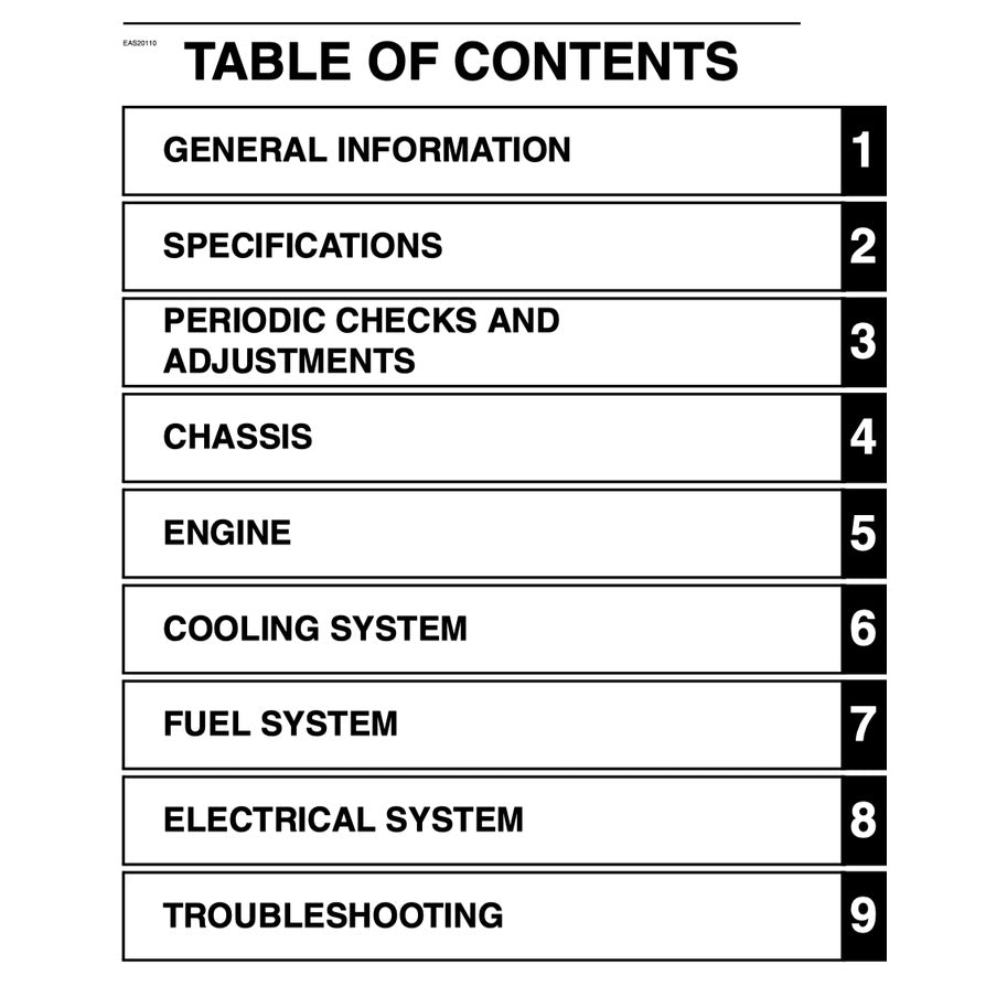 YAMAHA YZF-R6 (2008-2015) SERVICE WORKSHOP MANUAL + PARTS CATALOGUE + OWNER'S MANUAL