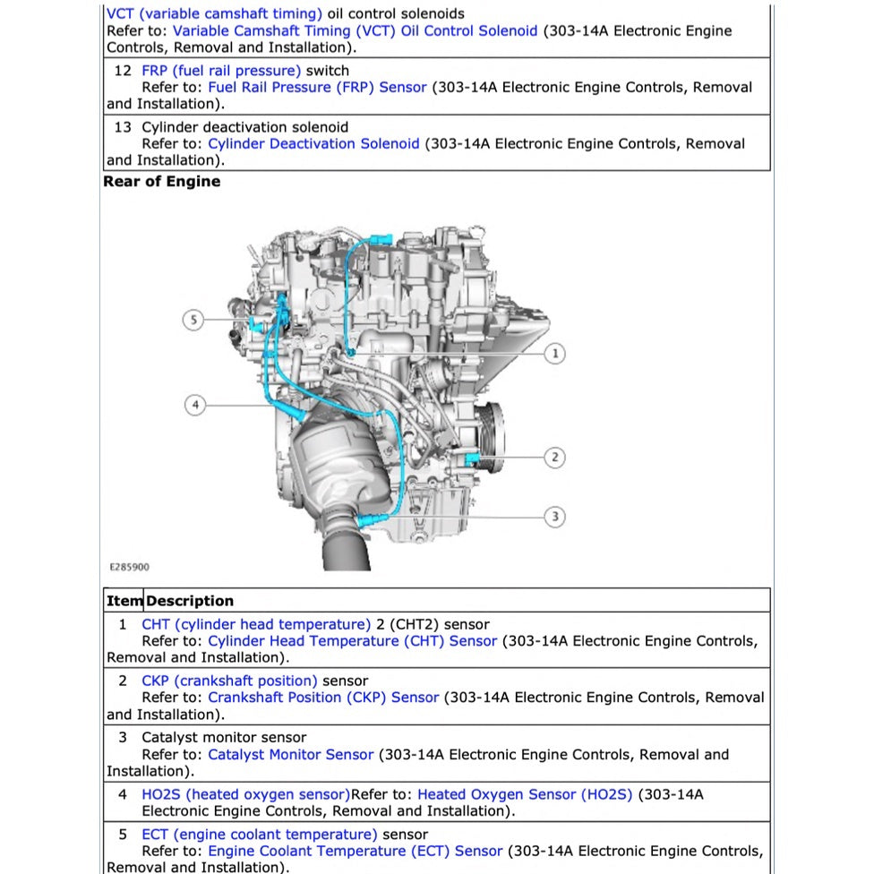 FORD 1.0L ECOBOOST ENGINE B3/B7 SERVICE WORKSHOP MANUAL - FORD FIESTA 2008-2021 / FORD FOCUS 2011-2021
