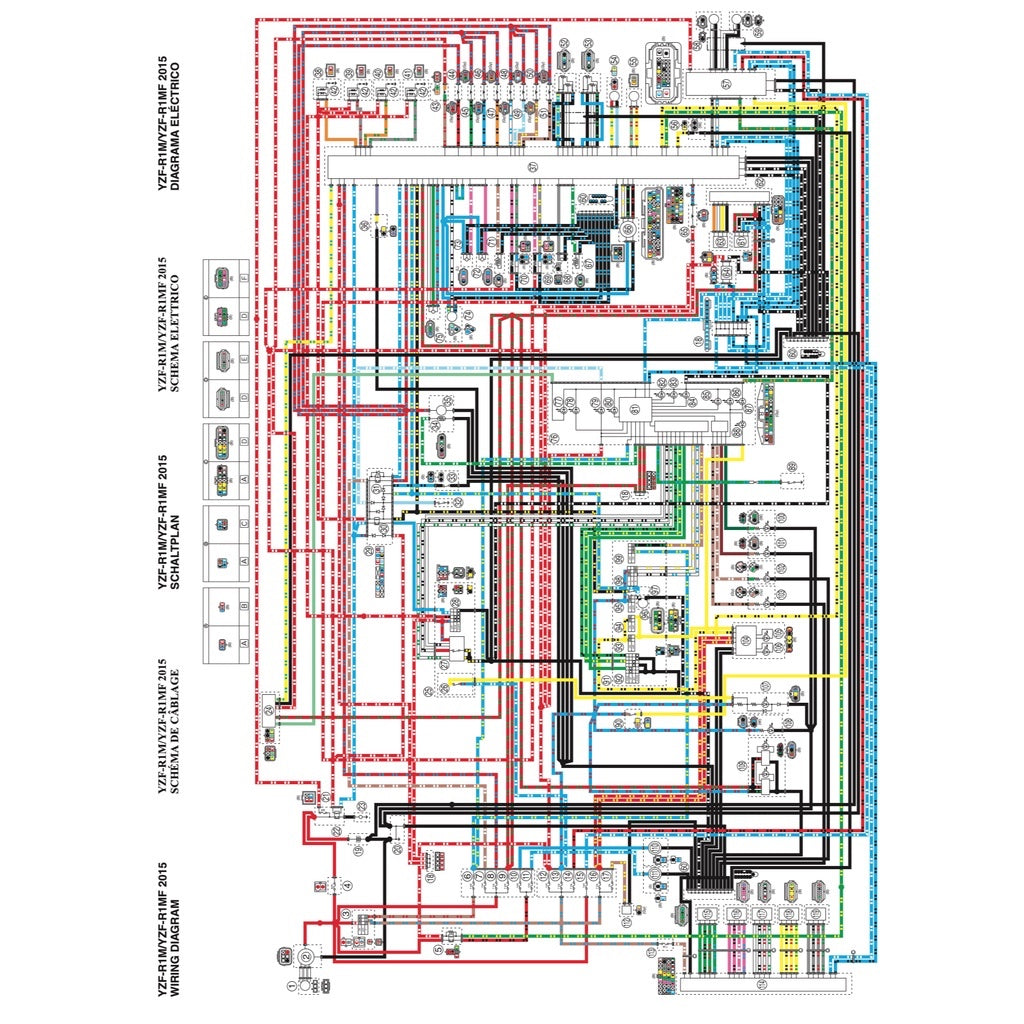 YAMAHA YZF-R1 (2015-2019) SERVICE WORKSHOP MANUAL + OWNER'S MANUAL