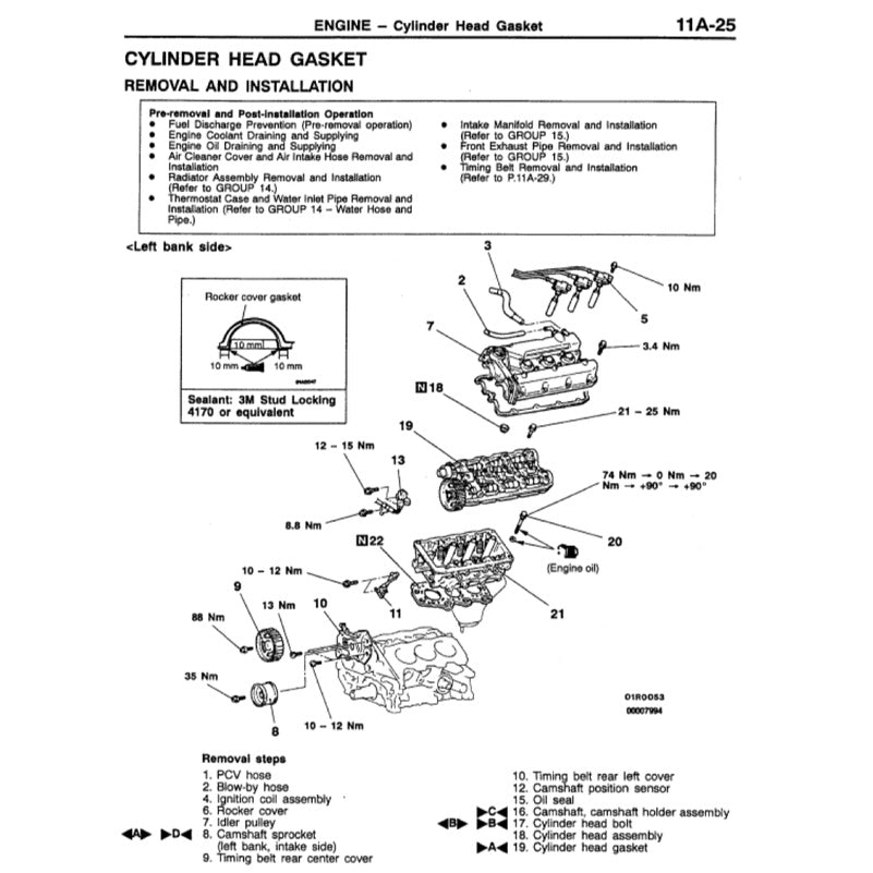 MITSUBISHI FTO (1994-2000) SERVICE WORKSHOP MANUAL