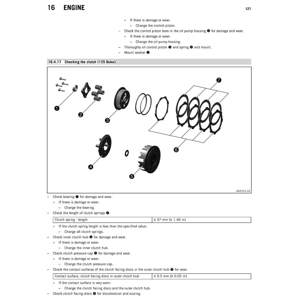 KTM DUKE 125/200 (2012-2018) SERVICE REPAIR WORKSHOP MANUAL + PARTS CATALOGUE + OWNER'S MANUAL