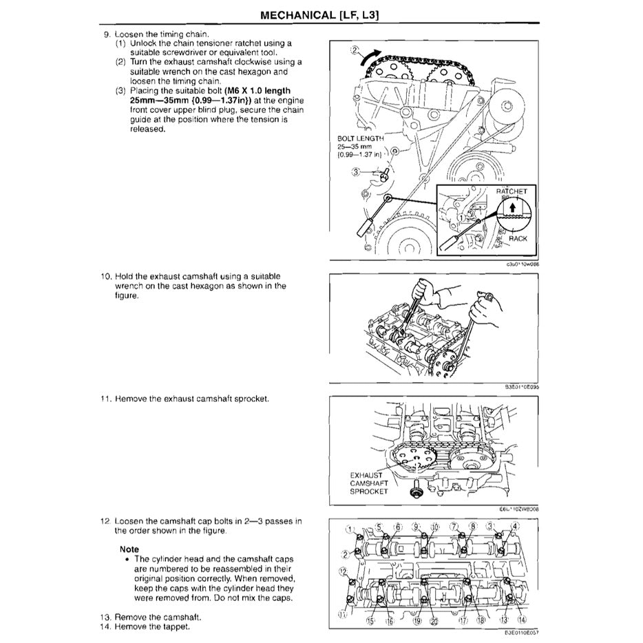 MAZDA 3 BK (2003-2009) SERVICE WORKSHOP MANUAL