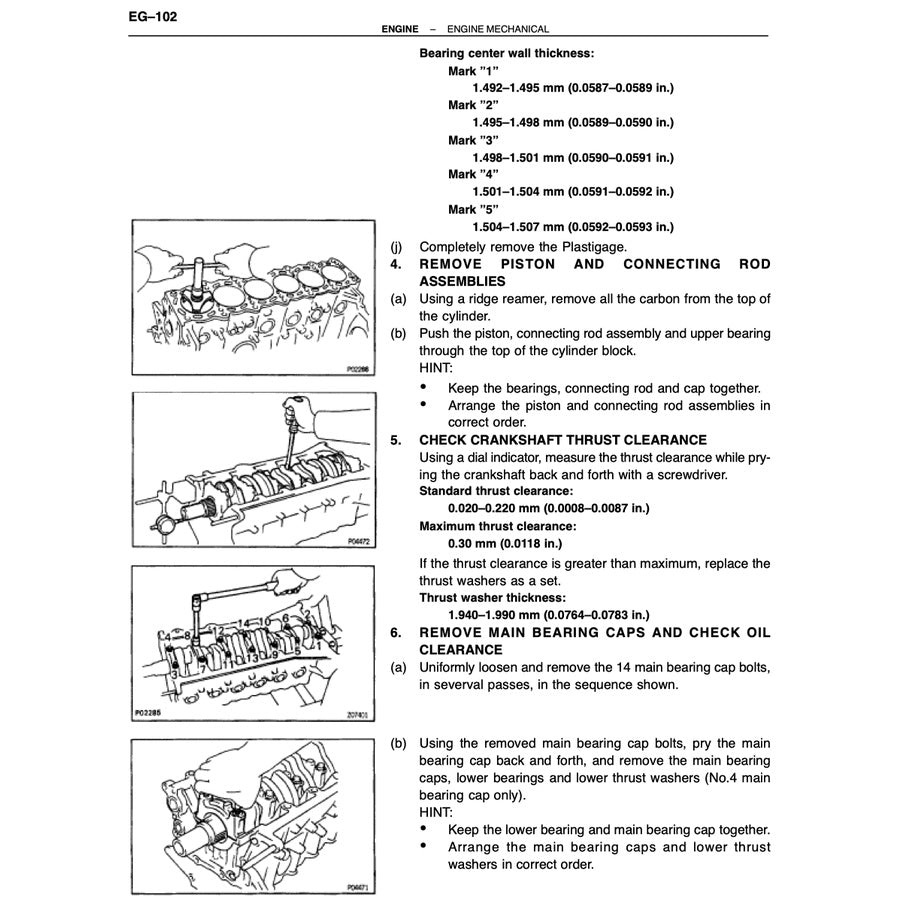 TOYOTA ENGINE 2JZ-GE / 2JZ-GTE SERVICE REPAIR WORKSHOP MANUAL