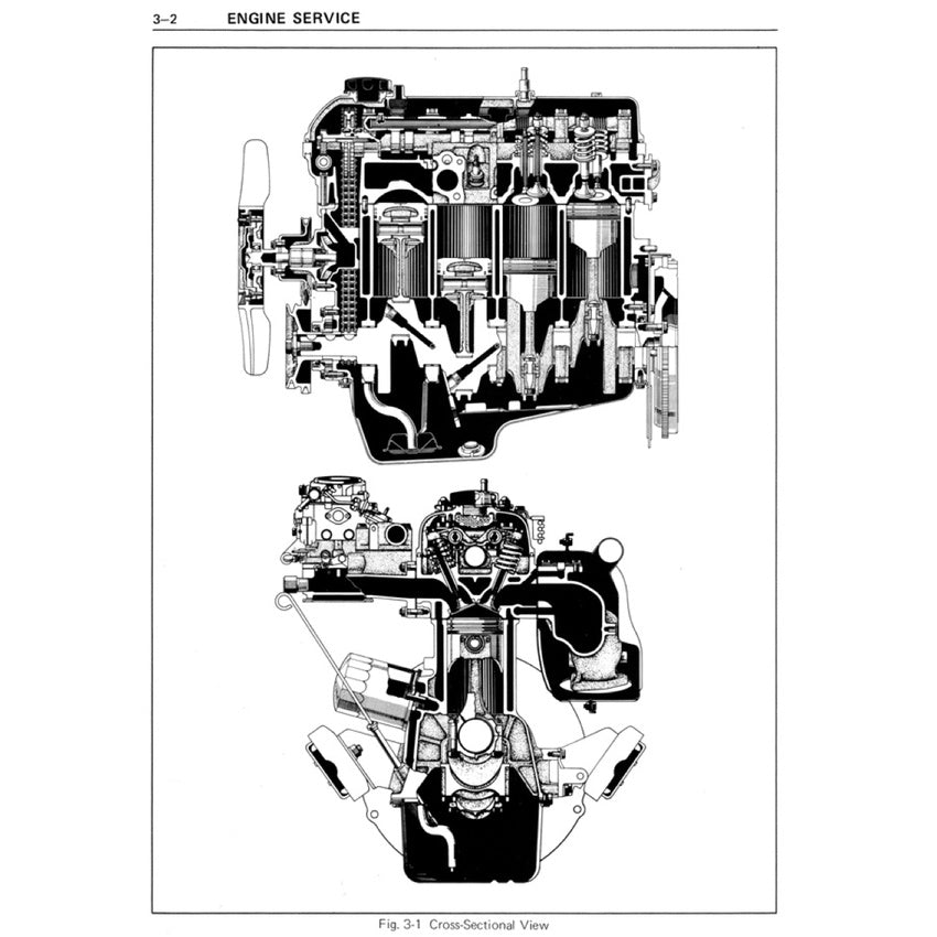 TOYOTA ENGINE 20R SERVICE WORKSHOP MANUAL