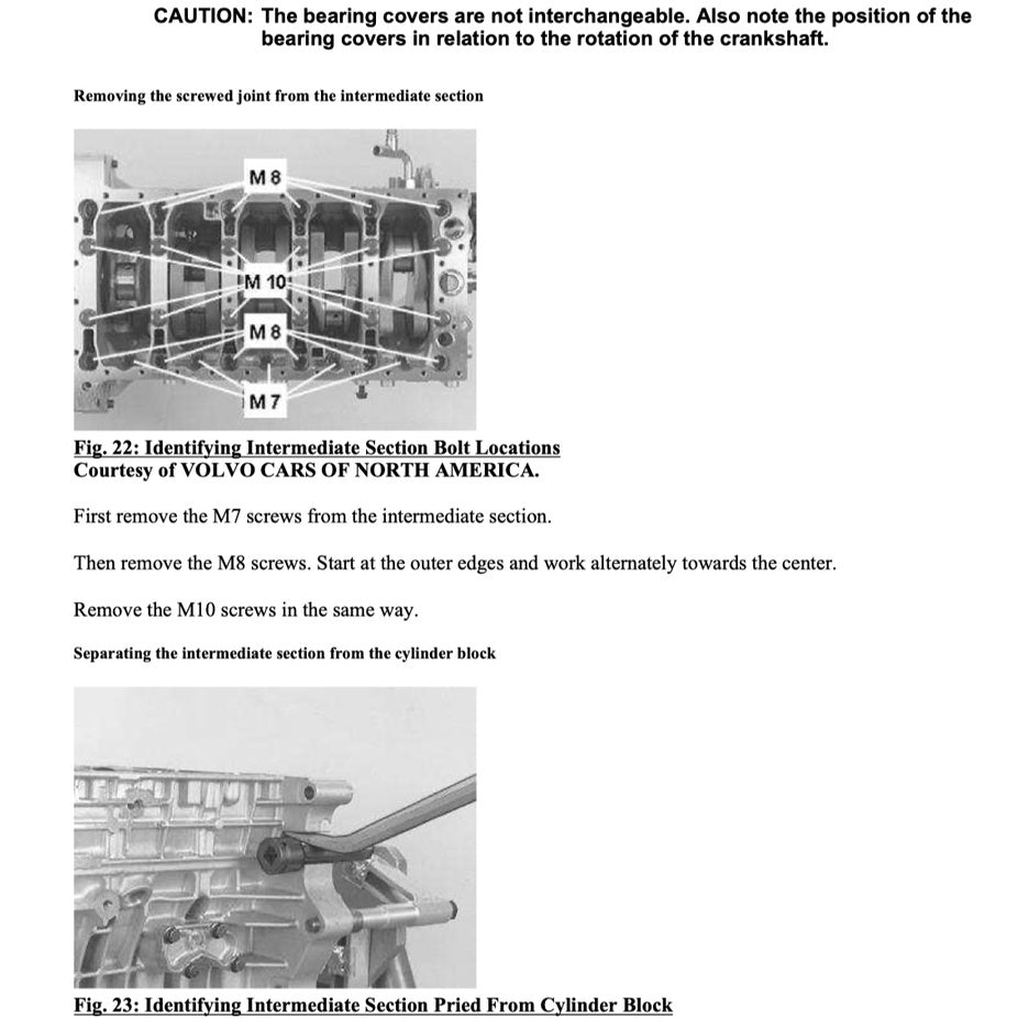 VOLVO S60 (2001-2009) SERVICE WORKSHOP MANUAL