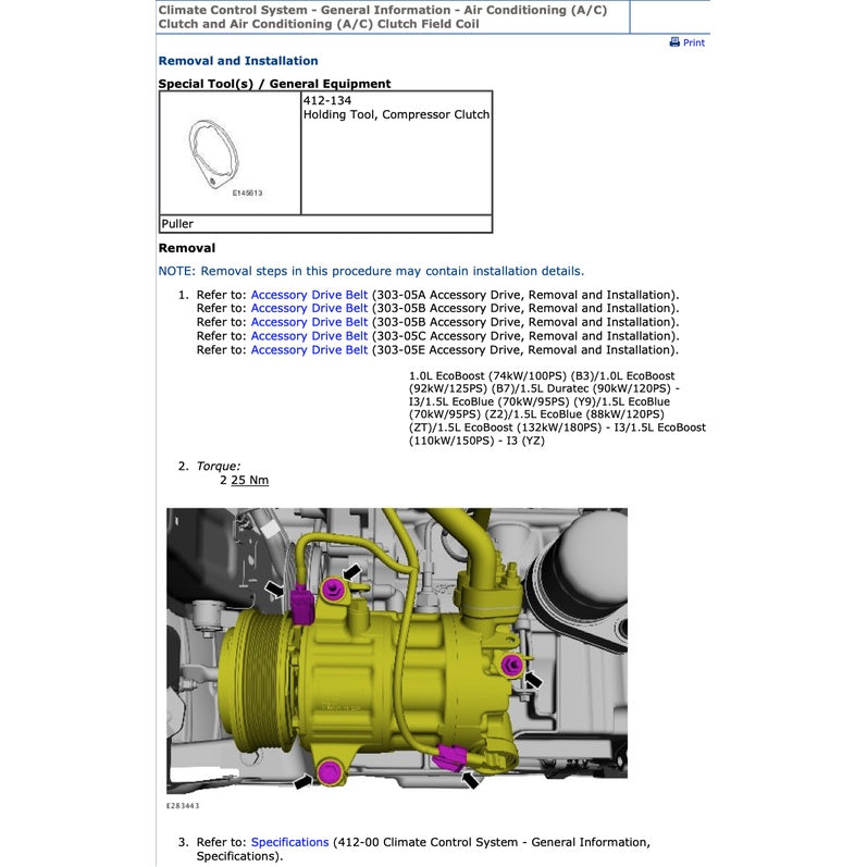 FORD FOCUS C519 (2018+) SERVICE WORKSHOP MANUAL