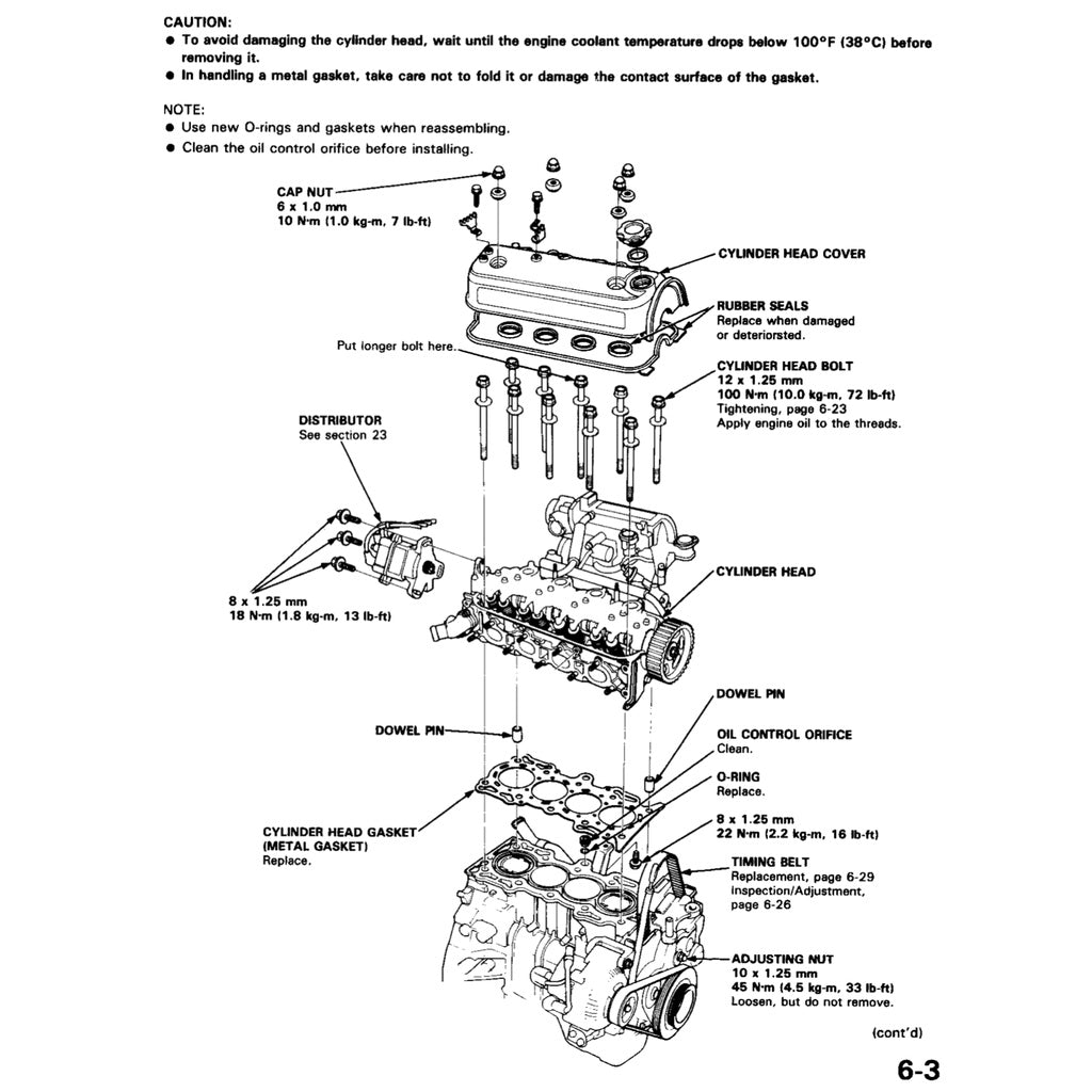 HONDA PRELUDE BA3-8/9 BB4 (1992-1996) SERVICE WORKSHOP MANUAL