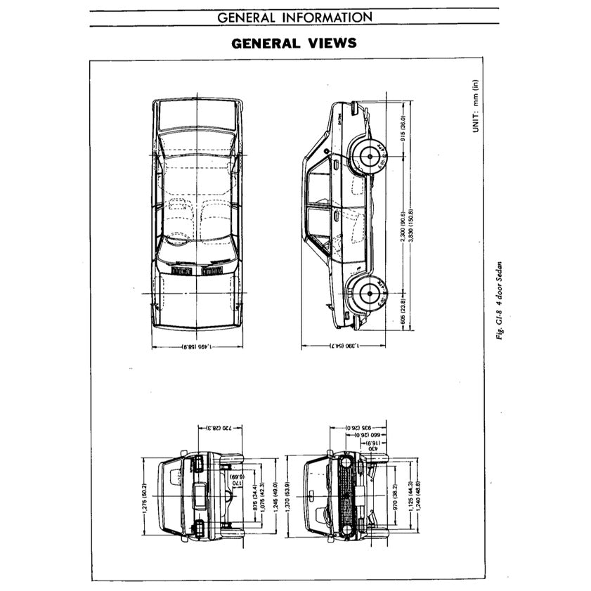DATSUN 1200 B110 (1970-1973) SERVICE WORKSHOP MANUAL