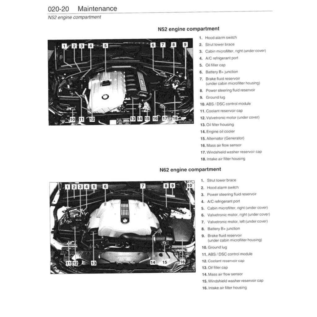 BMW 5 SERIES E60/E61 (2004-2010) SERVICE WORKSHOP MANUAL