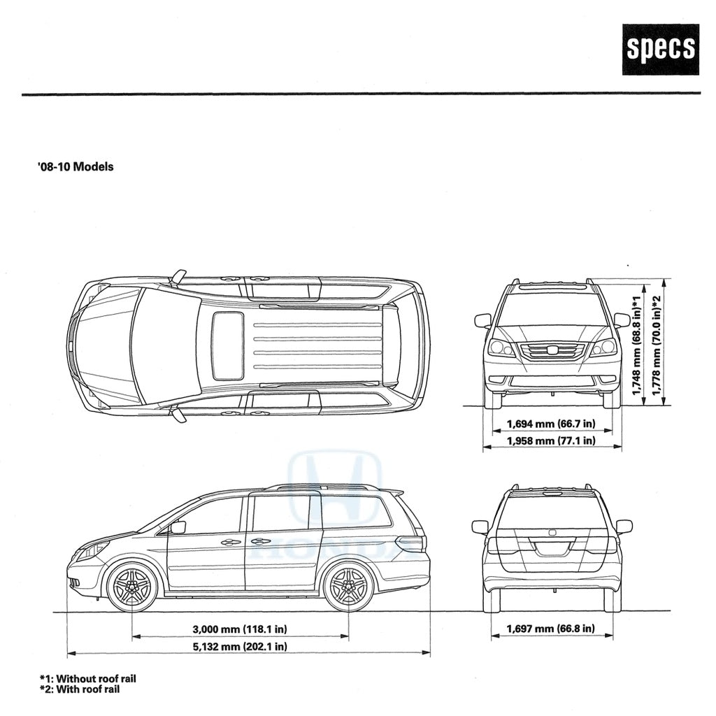 HONDA ODYSSEY RL (2007-2010) SERVICE WORKSHOP MANUAL