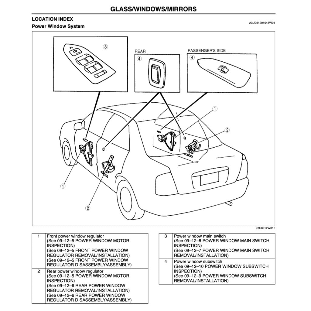 MAZDA 323 FAMILIA BJ (1998-2003) SERVICE WORKSHOP MANUAL