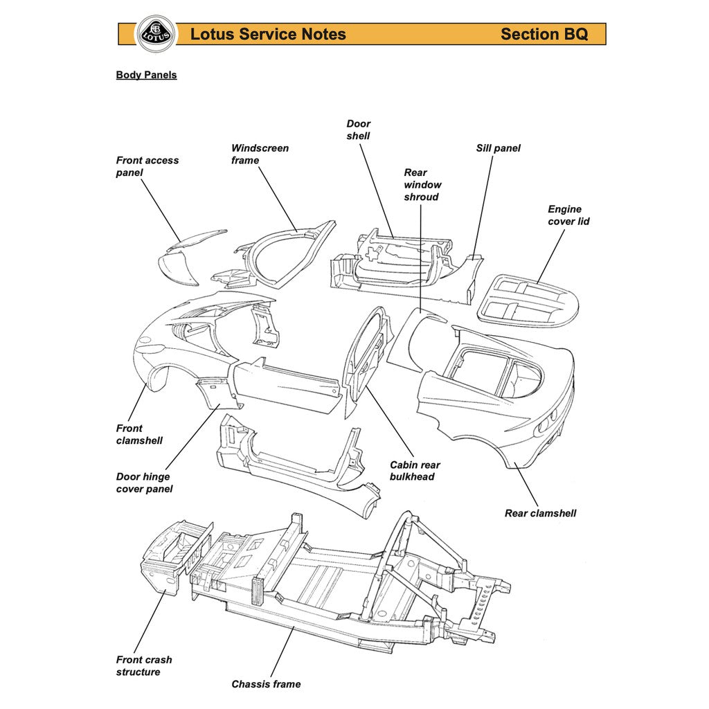 LOTUS ELISE S2 & EXIGE (2004-2011) SERVICE NOTES WORKSHOP MANUAL