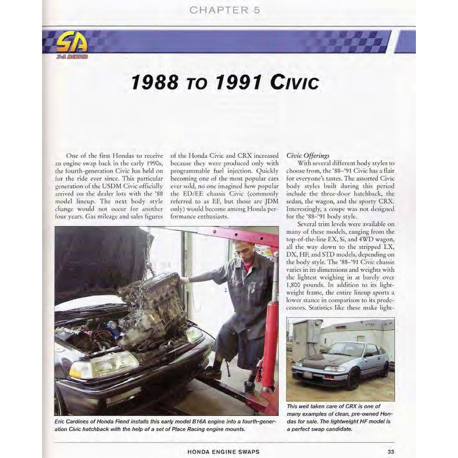 HONDA ENGINE SWAPS (2008) H, B, D, K & ZC SERIES