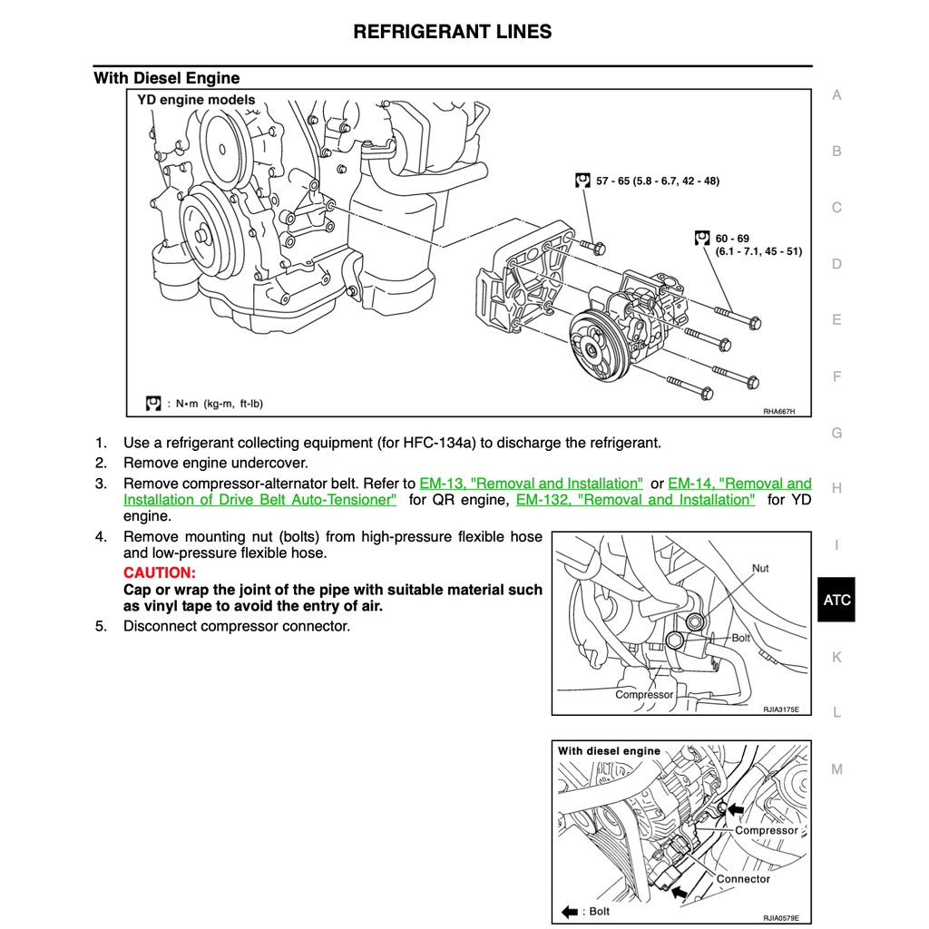 NISSAN X-TRAIL T30 (2001-2008) SERVICE WORKSHOP MANUAL
