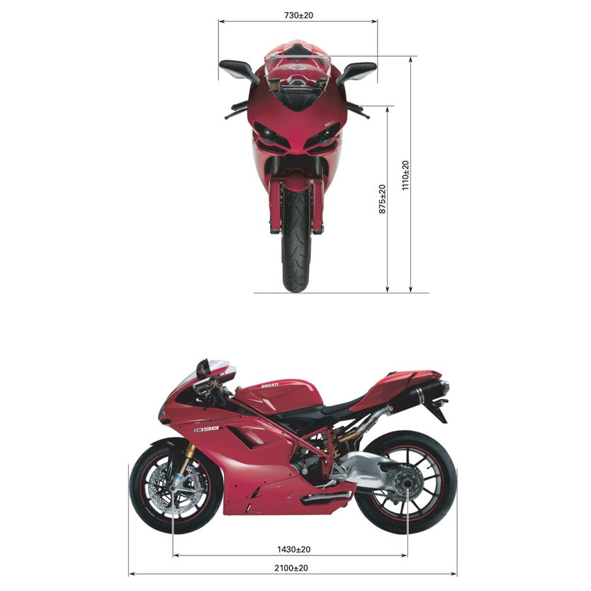 DUCATI 1098 (2007-2009) SERVICE WORKSHOP MANUAL + PARTS CATALOGUE