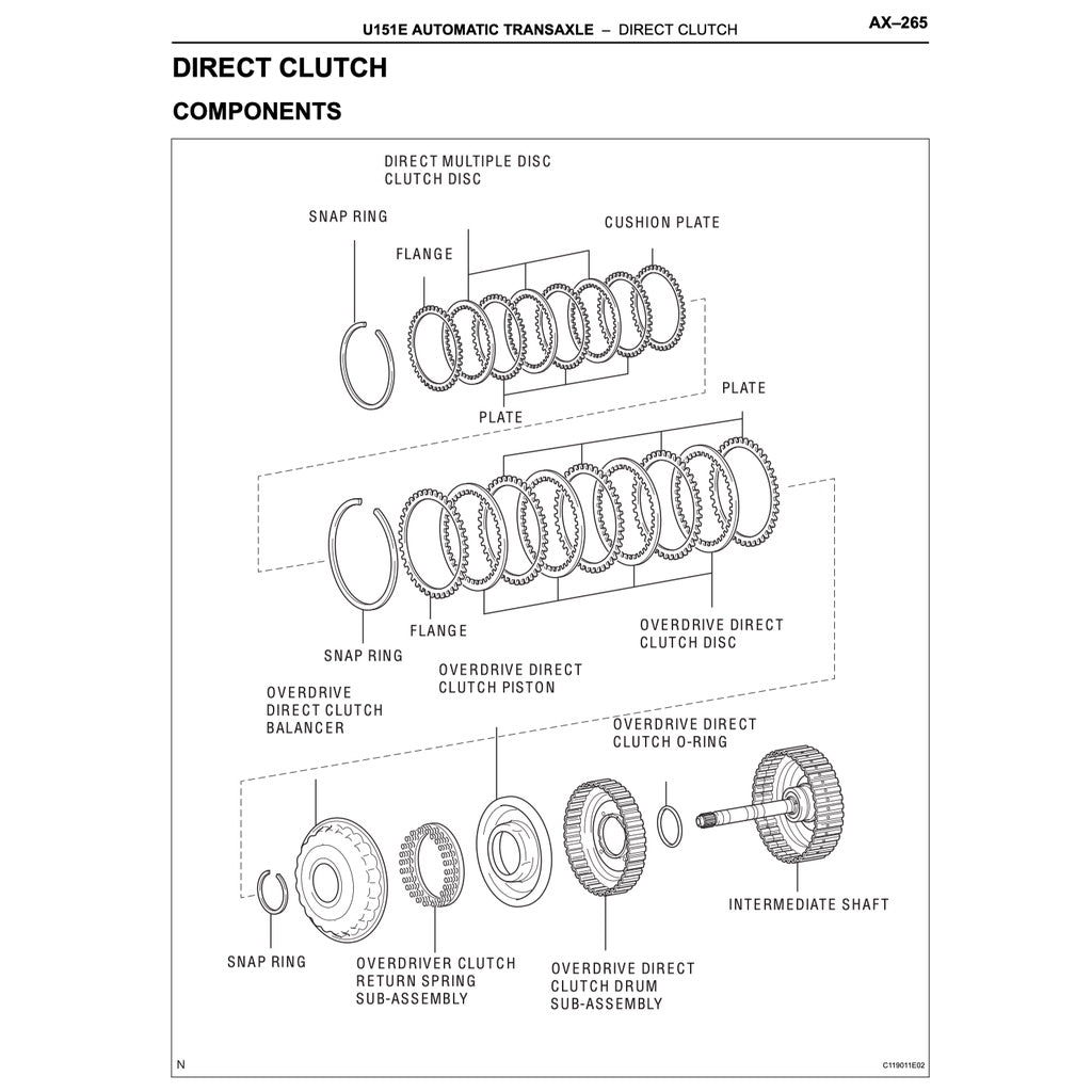 LEXUS RX330 XU30 (2004-2009) SERVICE WORKSHOP MANUAL