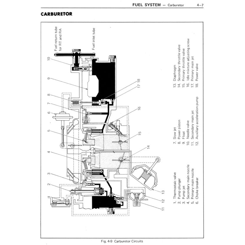TOYOTA ENGINE 20R SERVICE WORKSHOP MANUAL