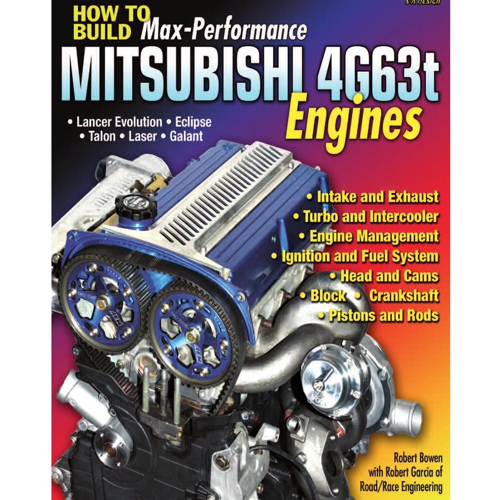 MITSUBISHI 4G63-T ENGINE (MIVEC) SERVICE REPAIR MANUAL COMBO PACK WITH 4G63-T TUNING BOOK