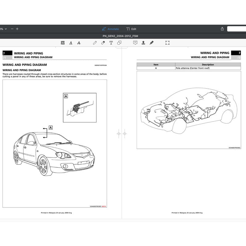 PROTON GEN2 (2004-2012) SERVICE WORKSHOP MANUAL