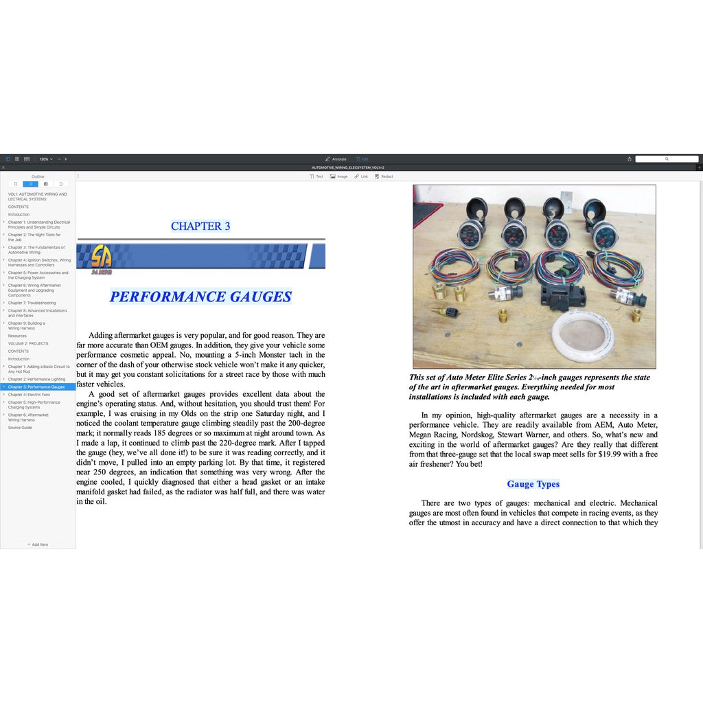 AUTOMOTIVE WIRING AND ELECTRICAL SYSTEMS - VOL 1 & 2