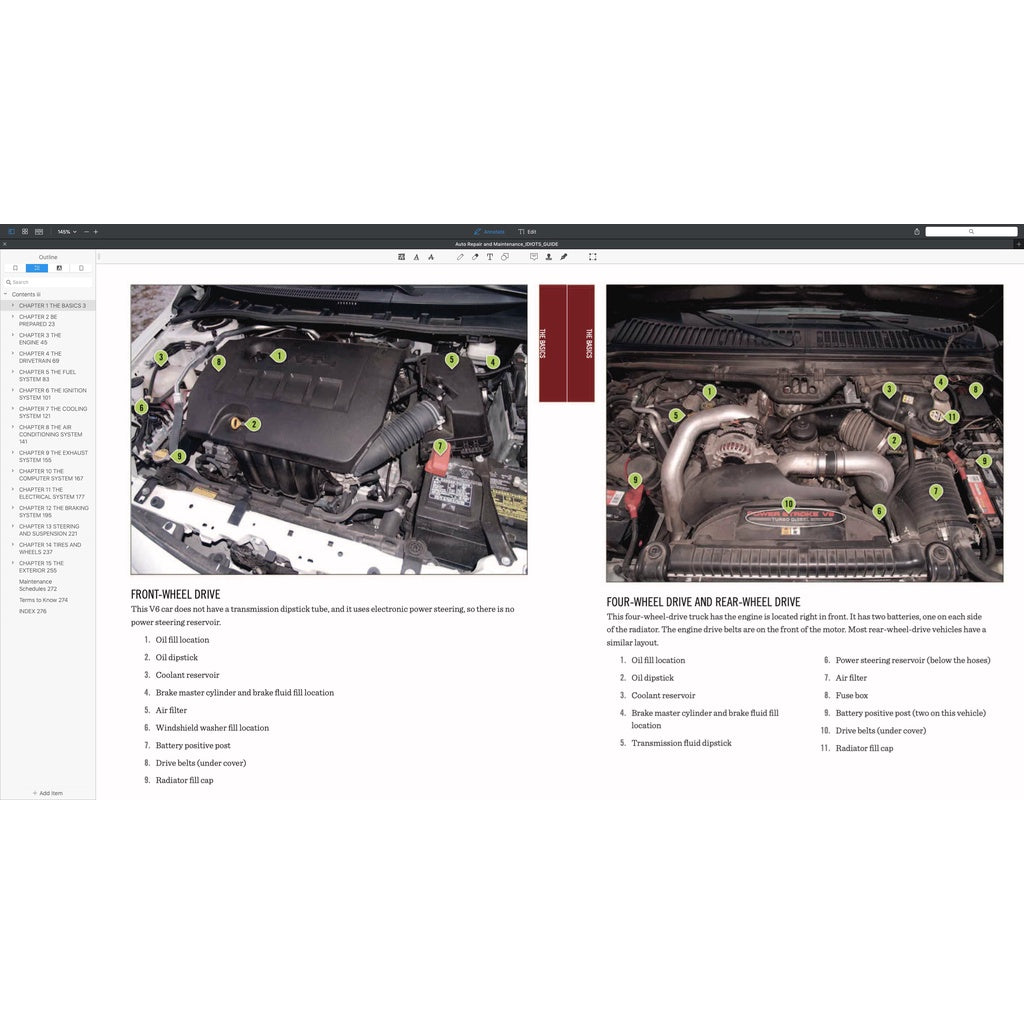 AUTO REPAIR & MAINTENANCE IDIOT'S GUIDE (2015)
