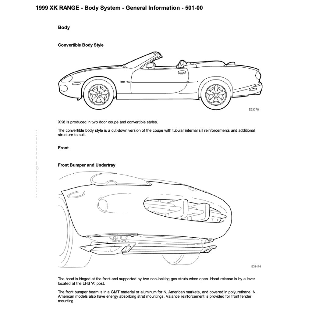 JAGUAR XK8 / XKR (1997-2006) SERVICE WORKSHOP MANUAL + ELECTRICAL MANUAL