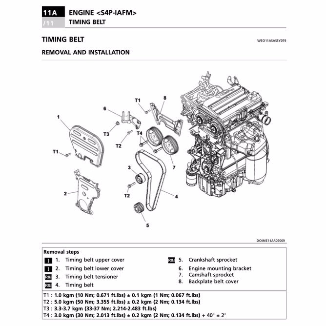 PROTON CAMPRO S4P IAFM ENGINE WORKSHOP MANUAL + AUTOMATIC TRANSMISSION F4A4A