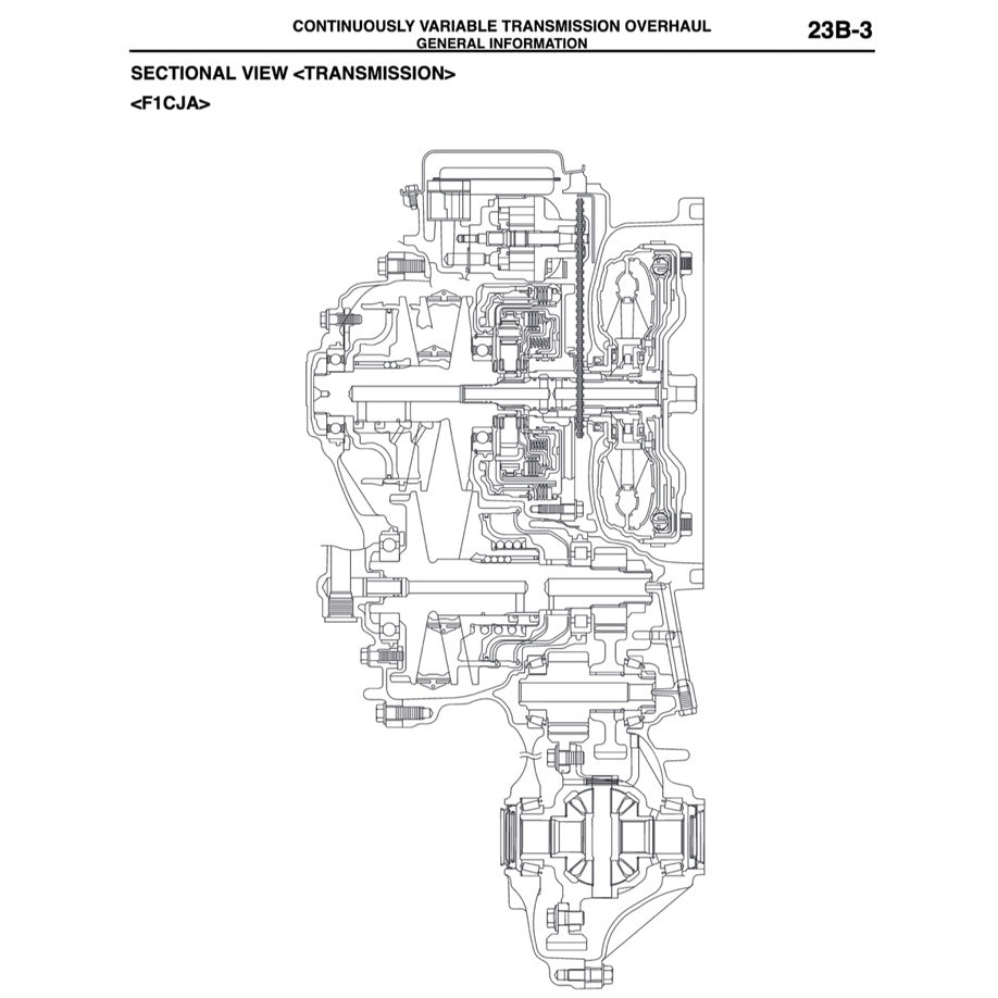 MITSUBISHI OUTLANDER III GF (2013-2018) SERVICE WORKSHOP MANUAL