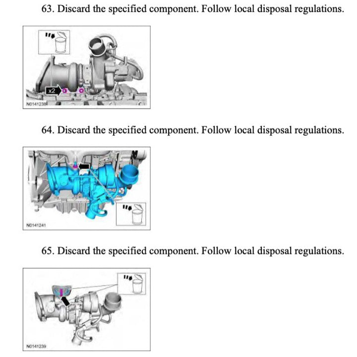 FORD KUGA MK2 C520 (2013-2019) SERVICE WORKSHOP MANUAL - ECOBOOST