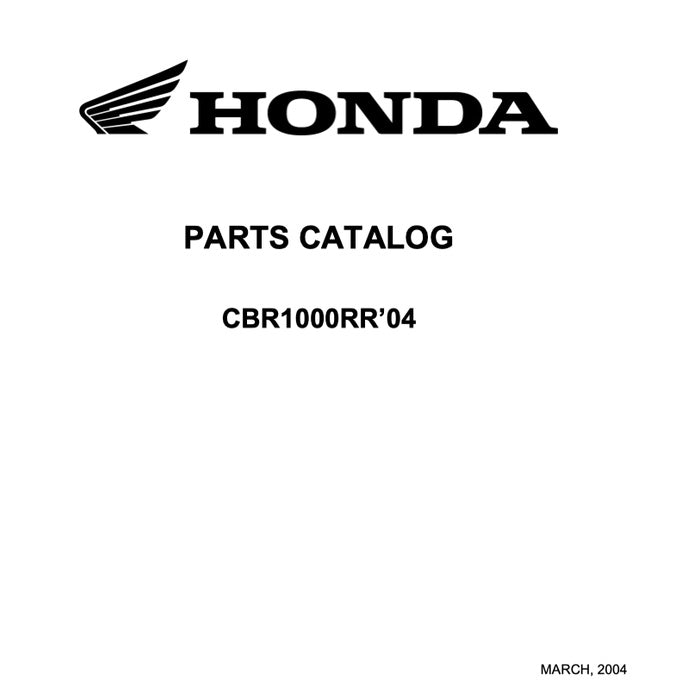HONDA CBR1000RR FIREBLADE SC57 (2004-2007) SERVICE WORKSHOP MANUAL + PARTS CATALOGUE + OWNER'S MANUAL