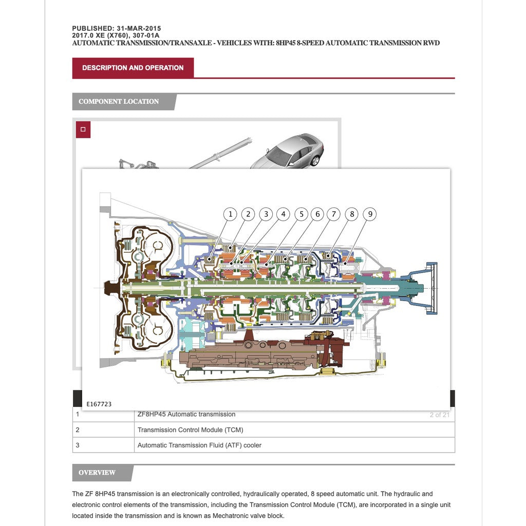 JAGUAR XE X760 (2015-2023) SERVICE WORKSHOP MANUAL