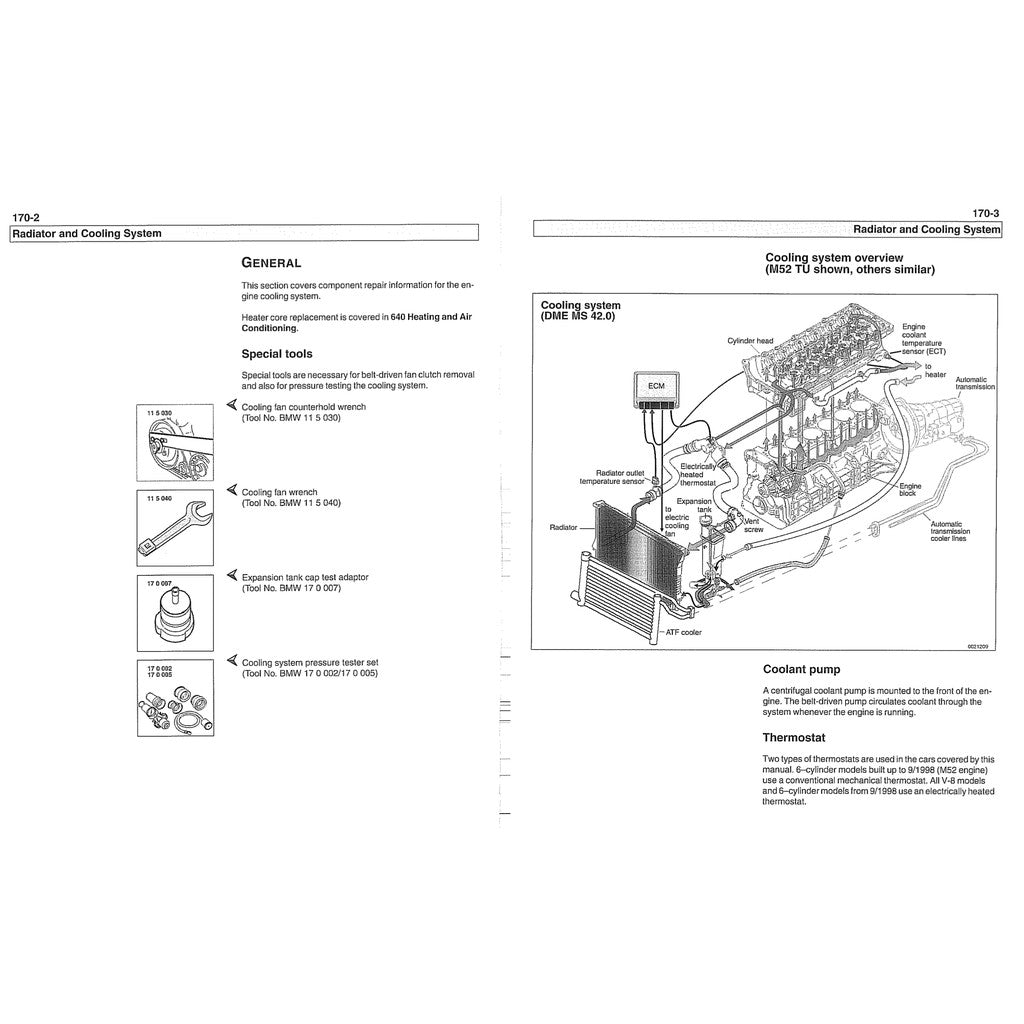 BMW 5 SERIES E39 (1997-2003) SERVICE WORKSHOP MANUAL