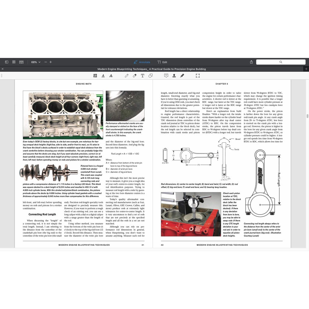 Modern Engine Blueprinting Techniques: A Practical Guide to Precision Engine Blueprinting - Pro Series - SA251