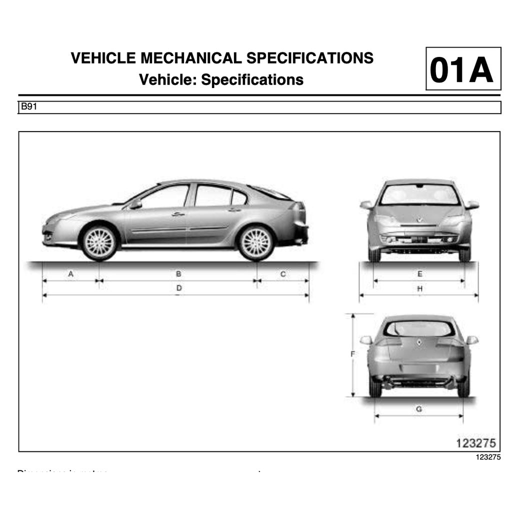RENAULT LAGUNA III (2007-2015) SERVICE WORKSHOP MANUAL