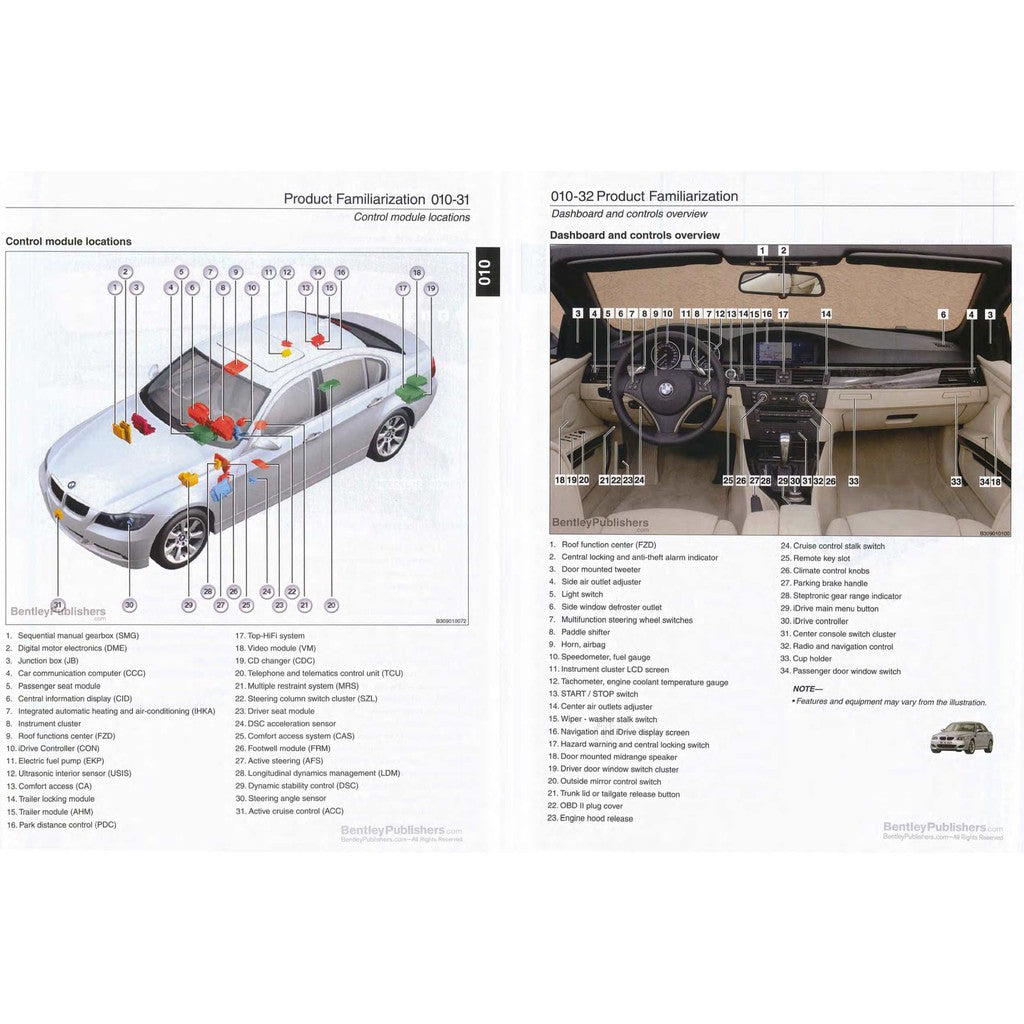 BMW 3 Series E90 325i / 328i / 330i (2006-2011) WORKSHOP REPAIR SERVICE MANUAL